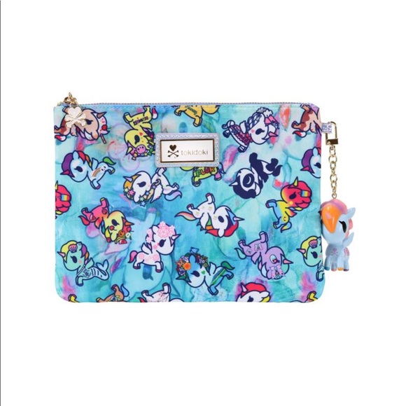 tokidoki Handbags - NEW NEVER USED Watercolor Paradise Zip Pouch